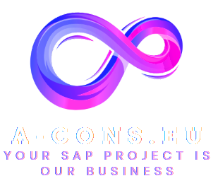 A-CONS.EU logo – Your SAP project is our business